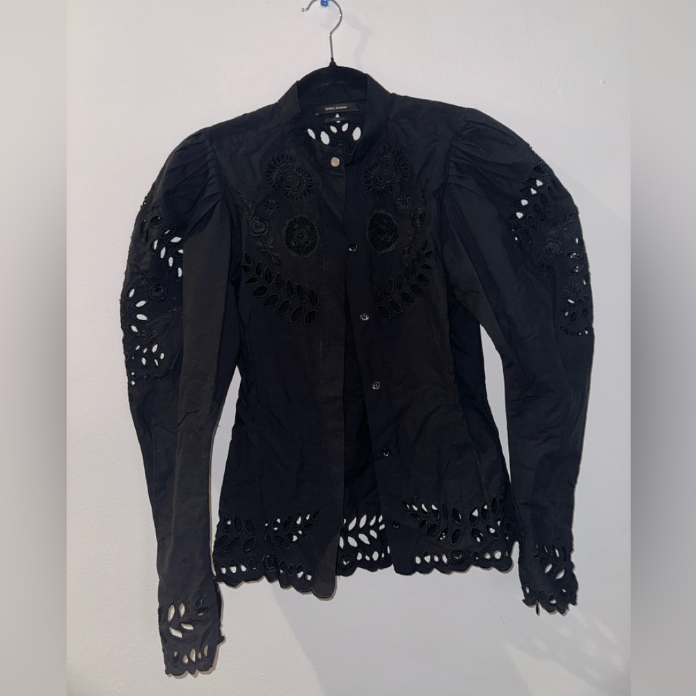 Isabel Marant Black Danala blouse